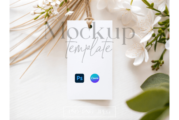 Download Spring Bloom Tag Mockup - Spring bloom Collection