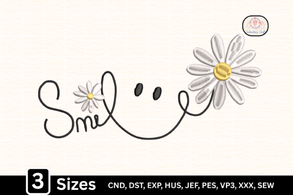Download Cute Daisy Flower Line Art Smile - Cute Collection