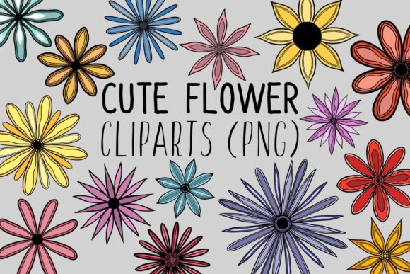 Download Cute Flower Clipart Set - Cute Collection