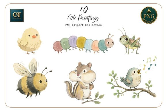 Download Cute Watercolor Animal Clipart Set - Cute Collection