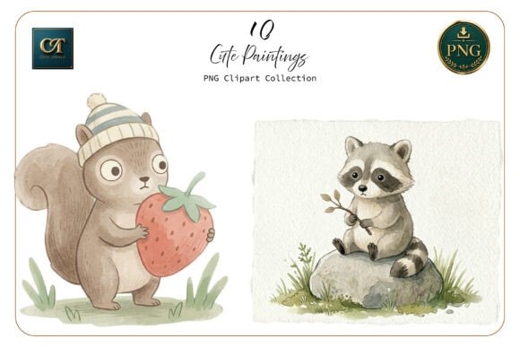 Download Cute Animal Drawings Set - Cute Collection