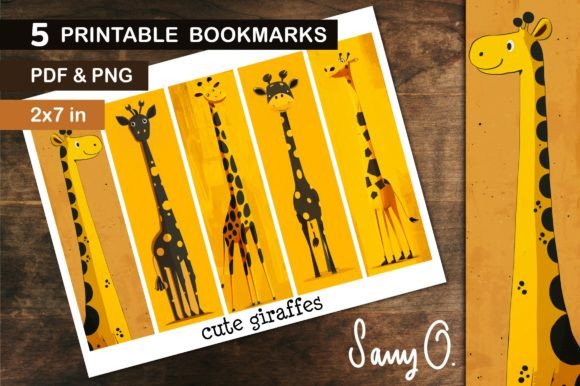 Download Bookmark Cute Giraffe African Animal PNG - Cute Collection