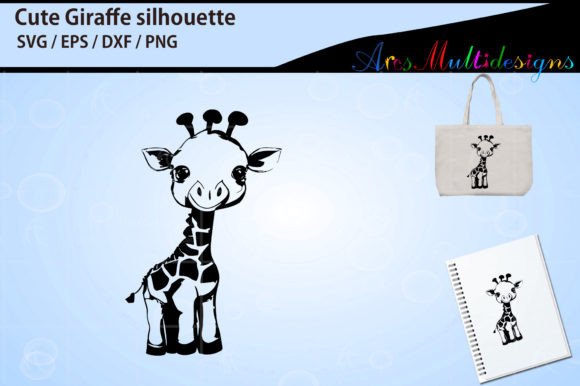 Download Cute Giraffe Silhouette - Cute Collection