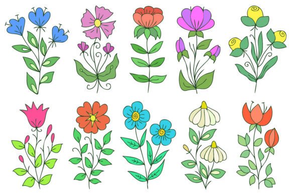Download Colorful Cute Flowers - Cute Collection