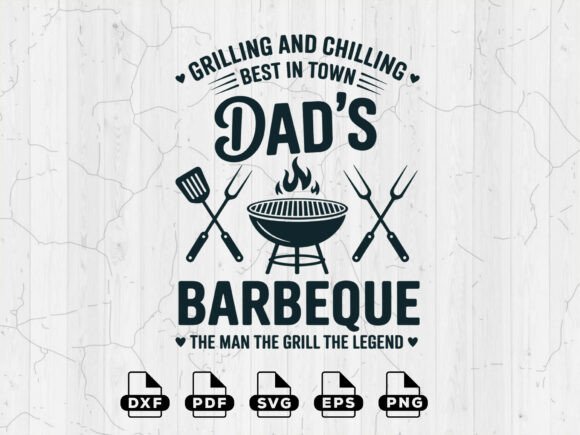 Download BBQ SVG, Dad's Bar and Grill Cut Files - Cut files Collection
