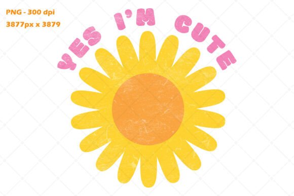 Download Yes I'm Cute - Kids Summer Flower Png - Cute Collection