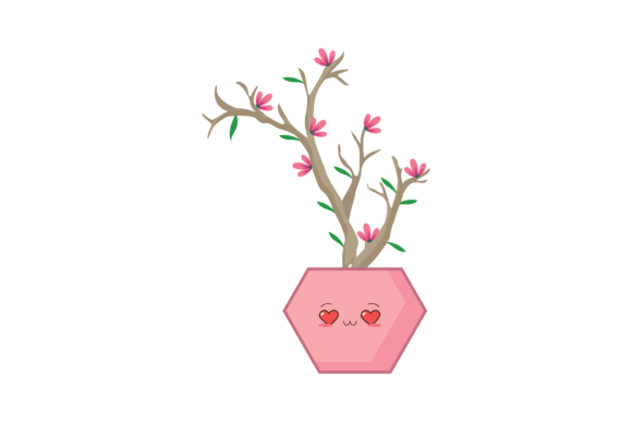 Download Spring Kawaii Cute Flowers in a Pot - Cute Collection